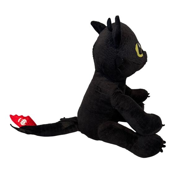 Build-A-Bear How to Train Your Dragon Toothless Plush 15” Black Toy Gift Animal - Picture 7 of 13